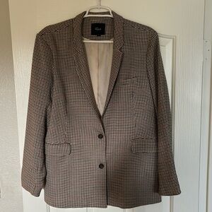 Rails Stanton plaid boyfriend blazer